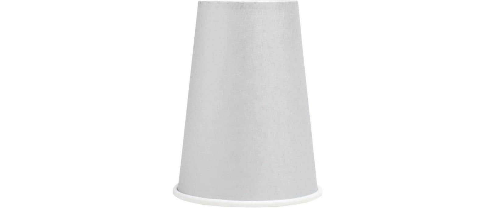 PRO nappe Einweg-Becher Silber, 15 Stück 2dl, 9.7x7 cm(HxD), Karton