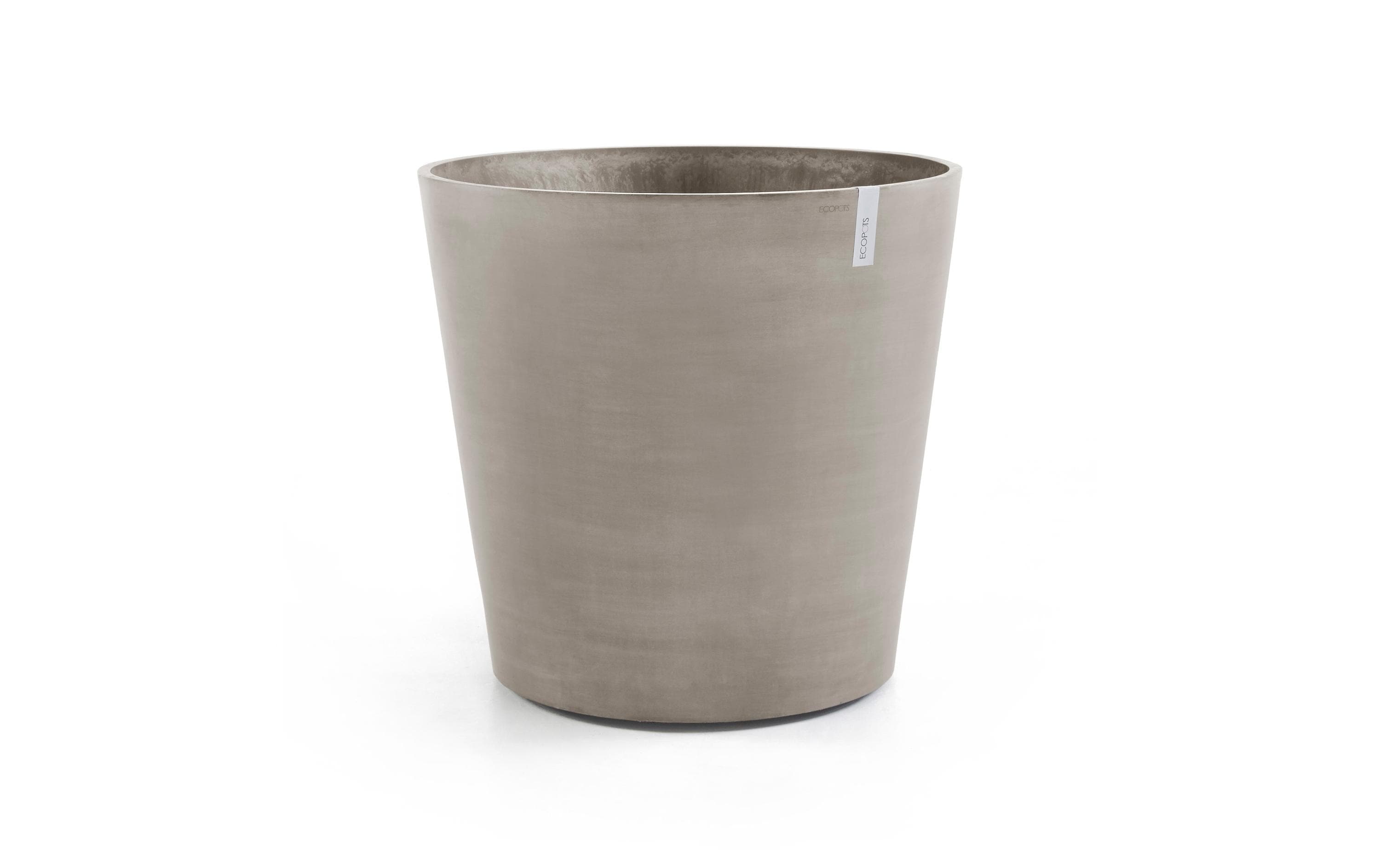 Ecopots Amsterdam Wheels Blumentopf mit  integrierten Gummirollen