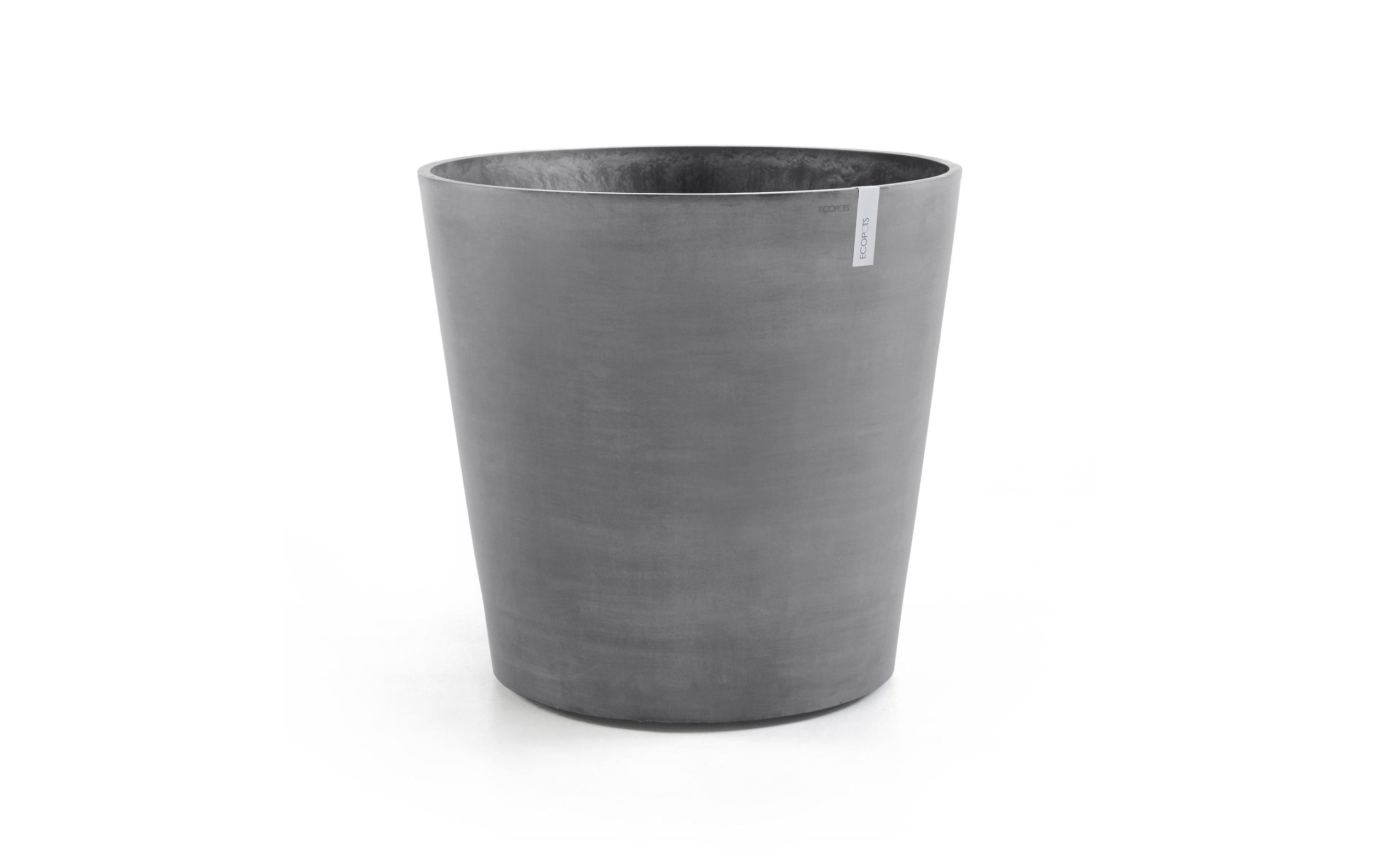 Ecopots Amsterdam Wheels Blumentopf mit  integrierten Gummirollen