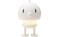 Hoptimist Tischleuchte XL, Weiss Stahl, Eiche, 15x23 cm (DxH)