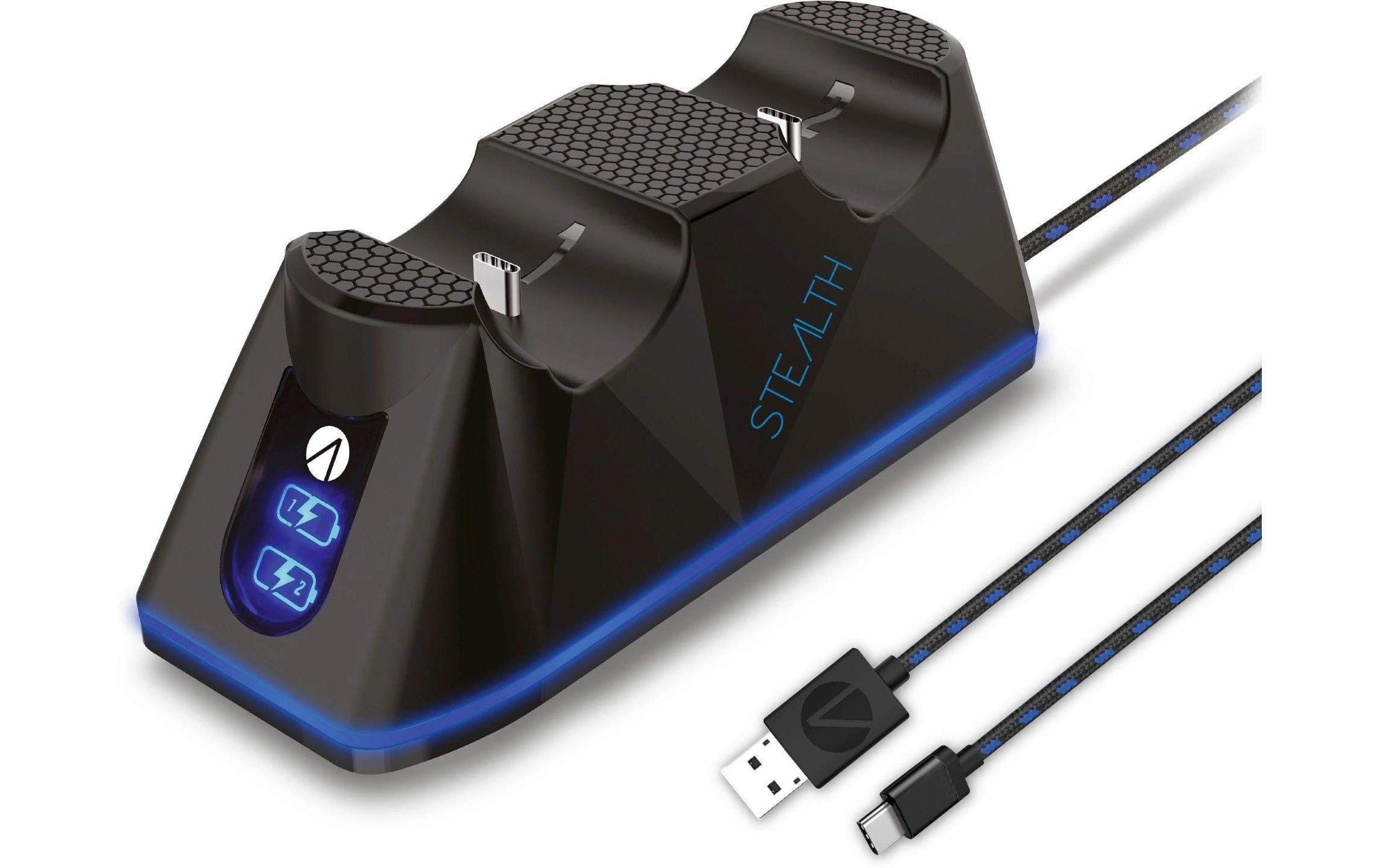 Stealth Twin Charging Dock + Charge Cable PS5