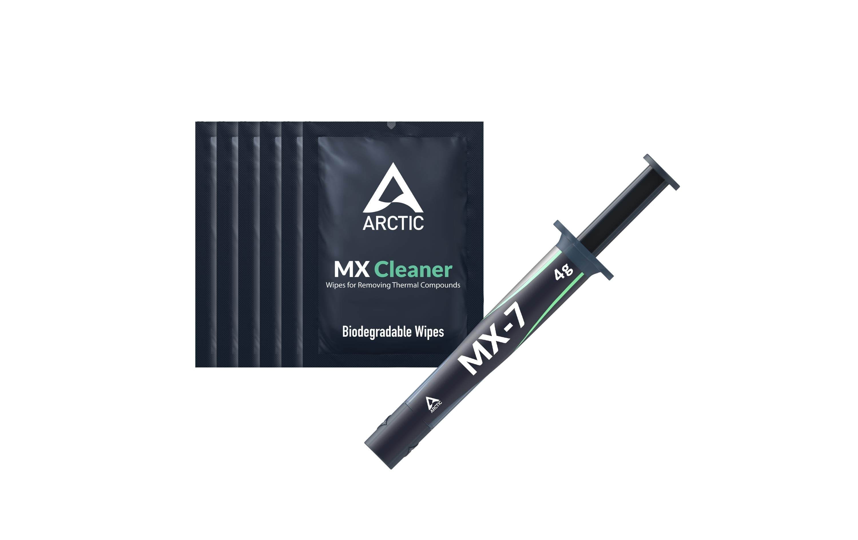 Wärmeleitpaste Arctic Cooling MX-7 Thermal Compound, 4g Spritze, inkl. 6x clea
