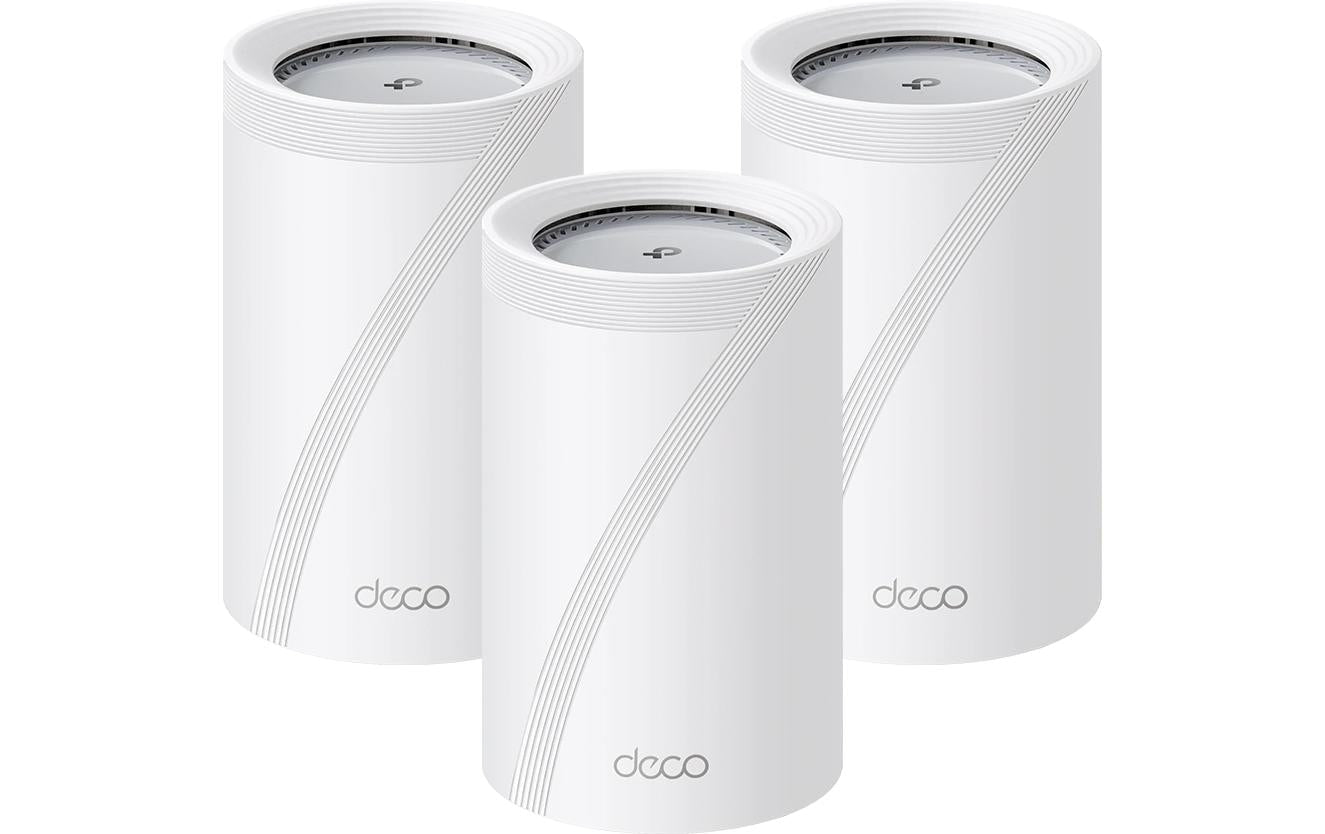 TP-Link Deco BE65 Pro 3-Pack,WiFi-7 Mesh 2x 5 Gigabit Ports + 1x 2.5 Gigabit Port