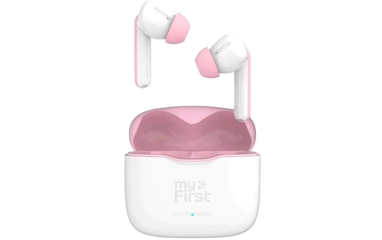 myFirst Earphones CareBuds White Pink