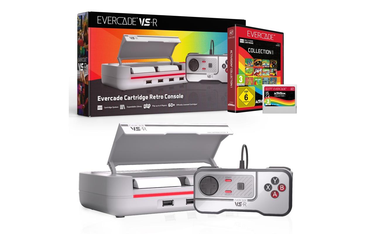 Blaze Evercade VS-R Solo Activision Bundle Retro-Gaming-Konsole und Activision 1