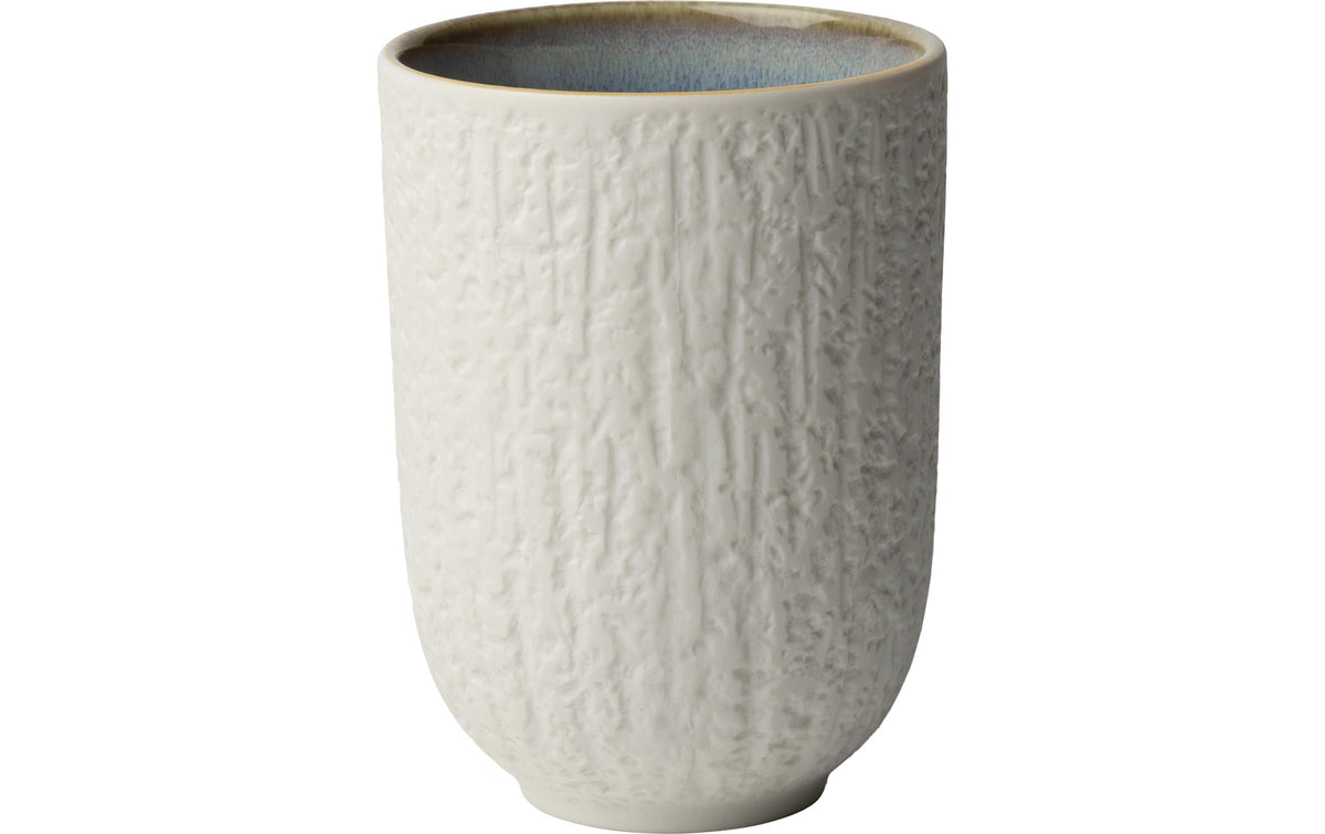 Lunasol Gaya Atelier Clacial Kaffeebecher 6 Stk. weiss/blau, Ice Rock, 300ml