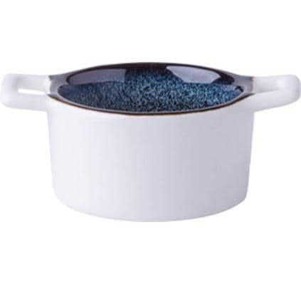 Lunasol Gaya Atelier Night Sky/w. Schälchen 6 Stk. rund mit Griffen, 6cm