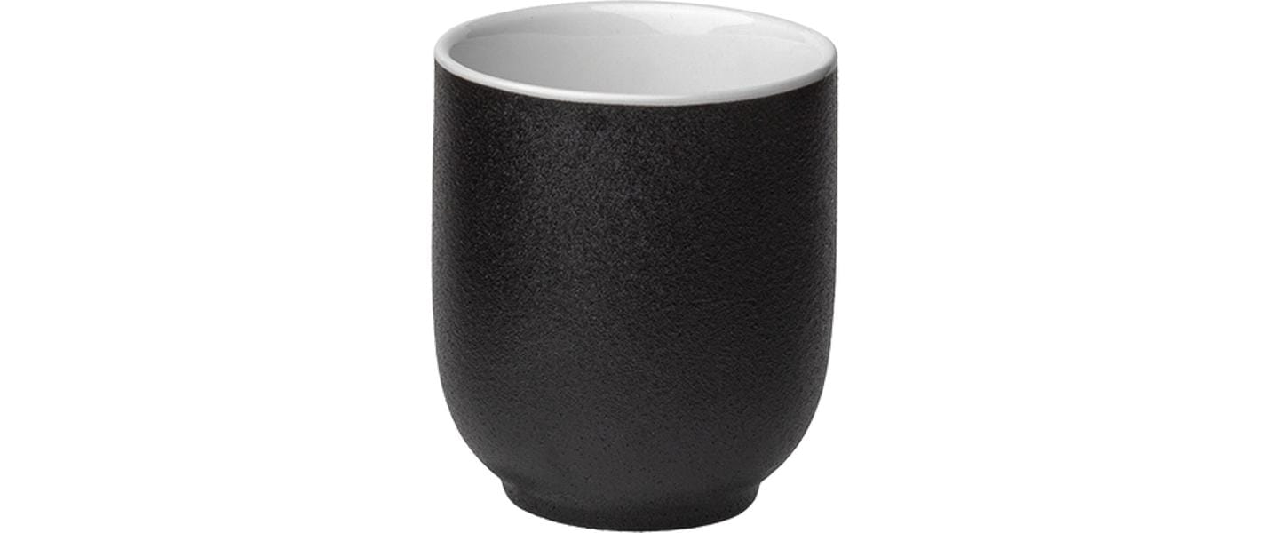 Lunasol Basic Levante Becher/Schale 220ml 6 Stk. schwarz/weiss