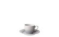 Lunasol Elements Vulcano Sand Espresso Set 4-teilig, sand/blau,4 Tassen,4 Unterteller