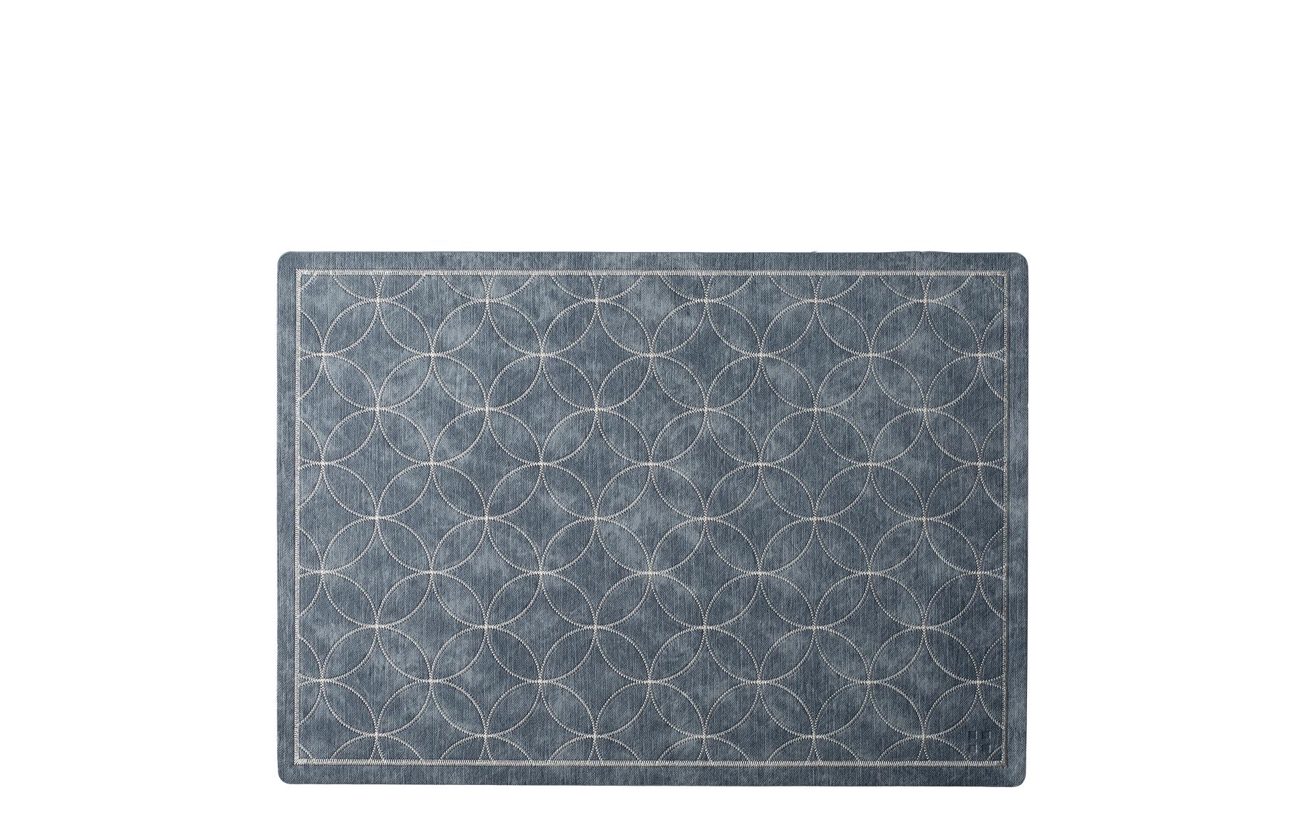 Lunasol Elements Stich Tischset grau 1 Stk. PVC 45x32cm