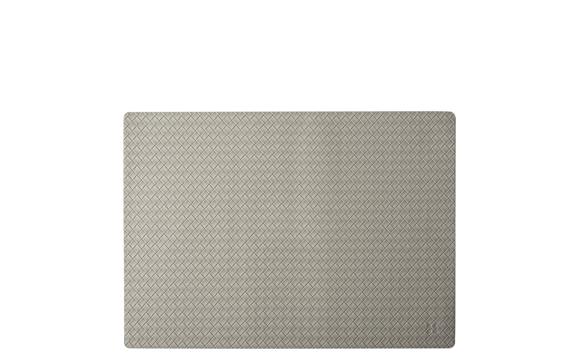 Lunasol Elements Braid Tischset hellgrau 1 Stk. PVC 45x32cm