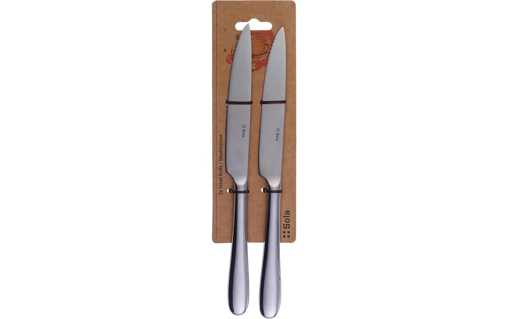 Sola Basic Alpha Steakmesser Set 2 Stk. poliert