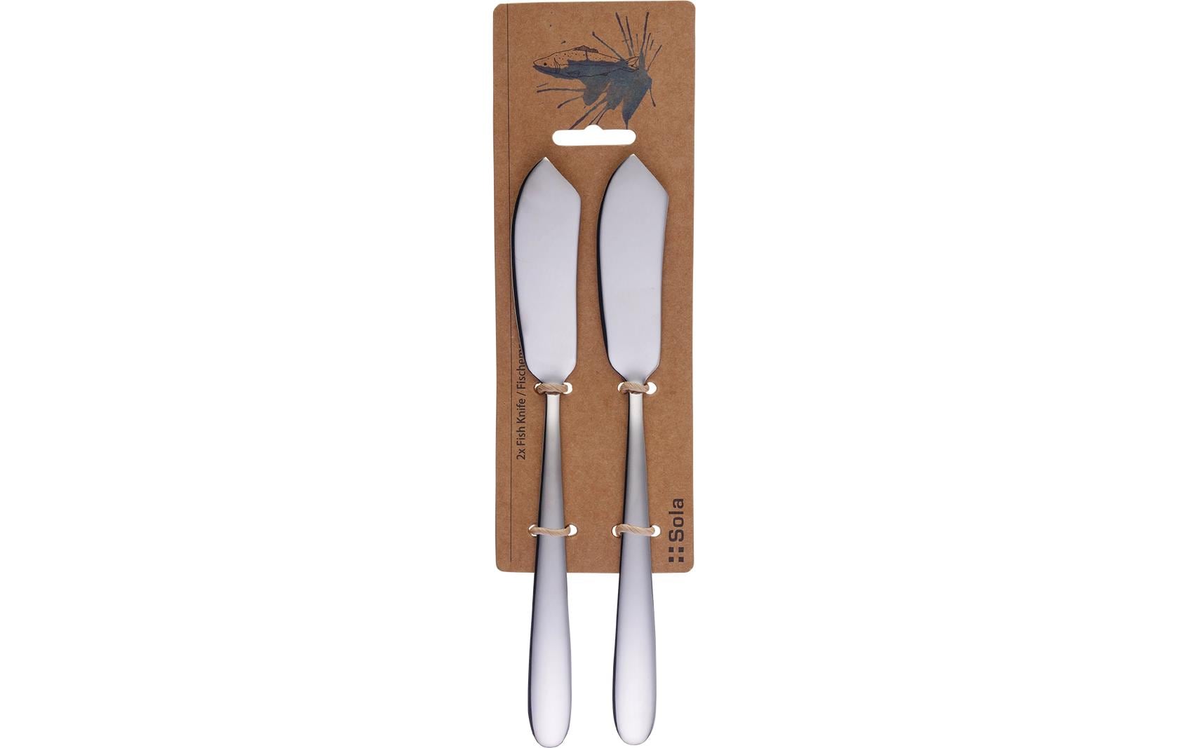 Sola Basic Alpha Fischmesser 2 Stk. poliert