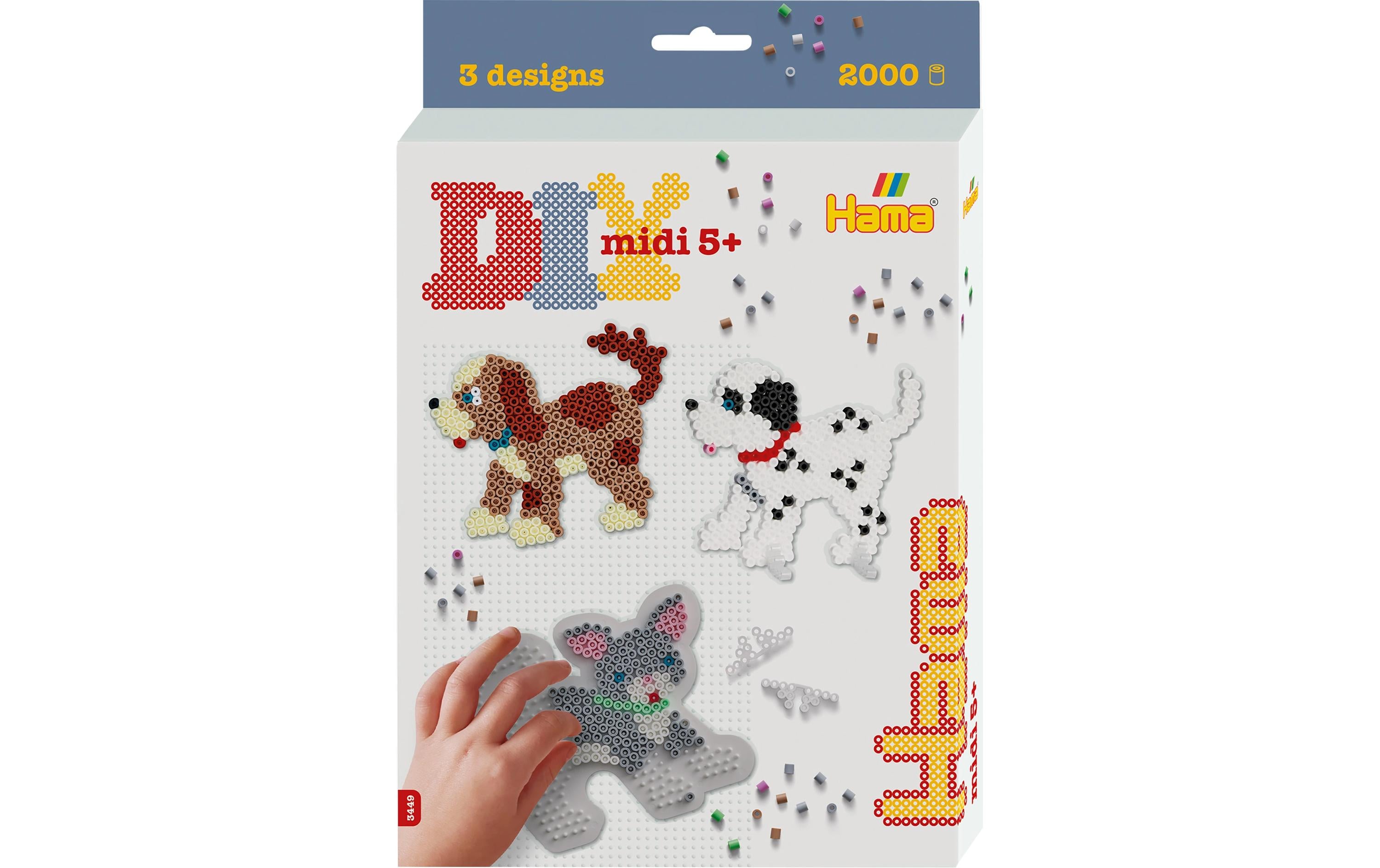Hama Bügelperlen Geschenkpackung Hunde und Katze, 2000 Stk.