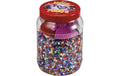 Hama Bügelperlensortiment-Dose midi, 7.000 Stk. + 2 Stiftplatten