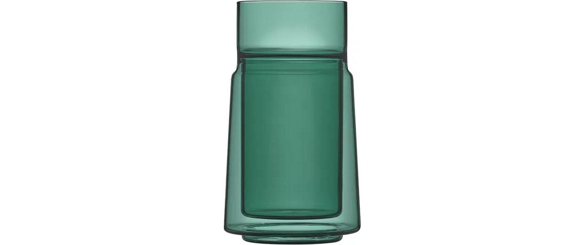 Jacob Jensen Doppelwandgläser Large, 33 cl Grün, Glas, 8.4x14 cm (DxH)