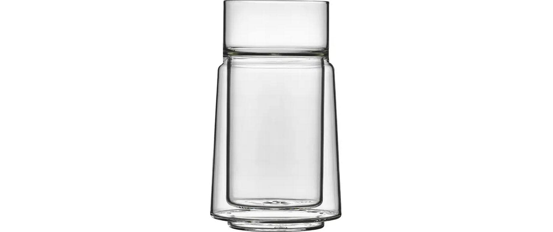 Jacob Jensen Doppelwandgläser Large, 33 cl Transparent, Glas, 8.4x14 cm (DxH)