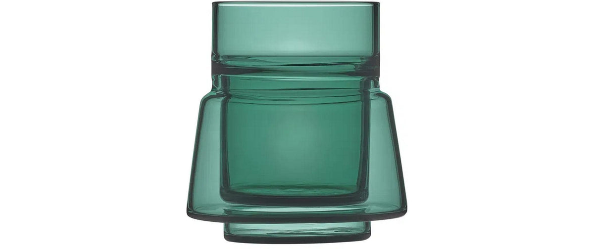 Jacob Jensen Doppelwandgläser Small, 7 cl Grün, Glas, 6.5x7 cm (DxH)