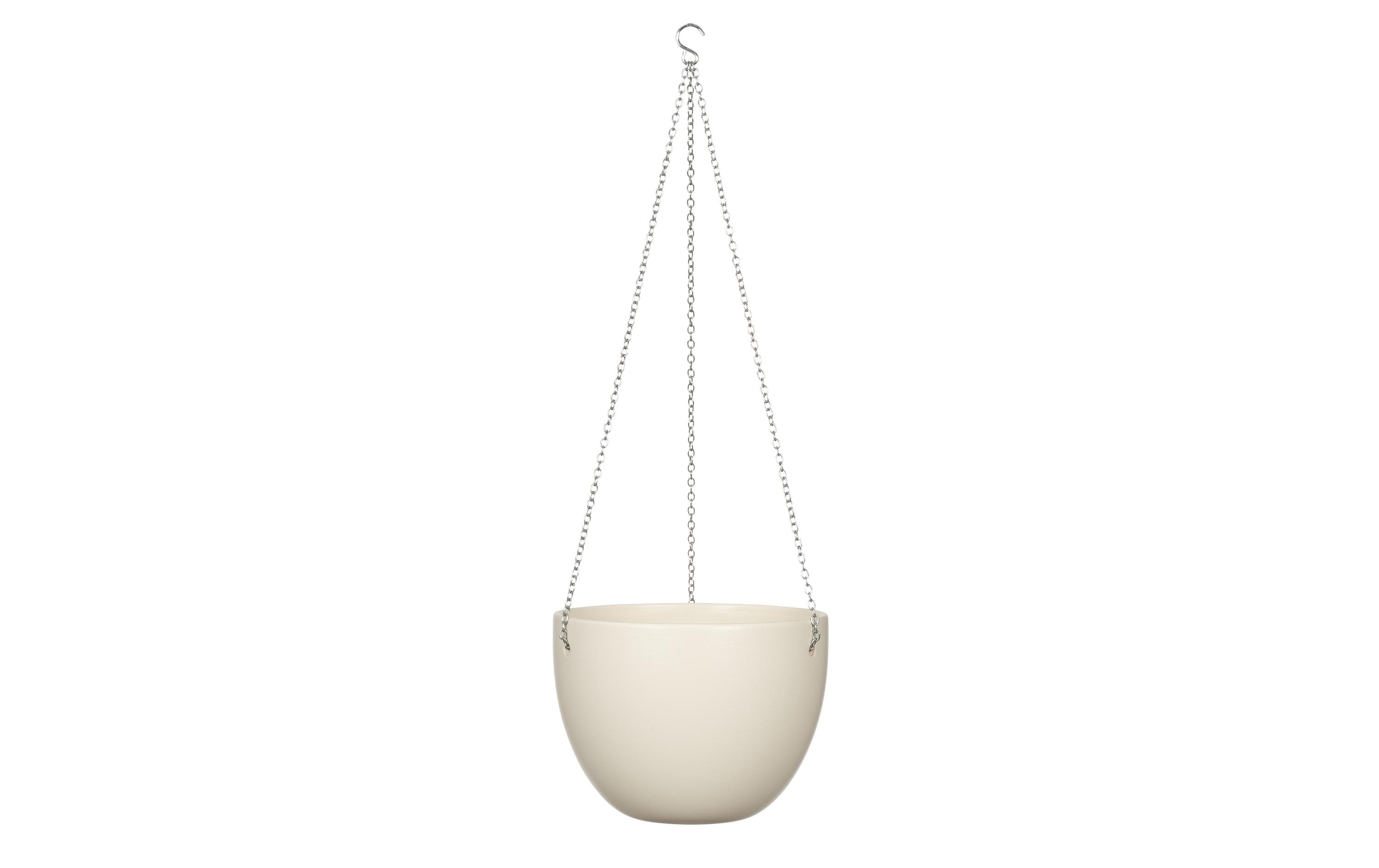 Scheurich Übertopf Hängeampel Creme 21 cm