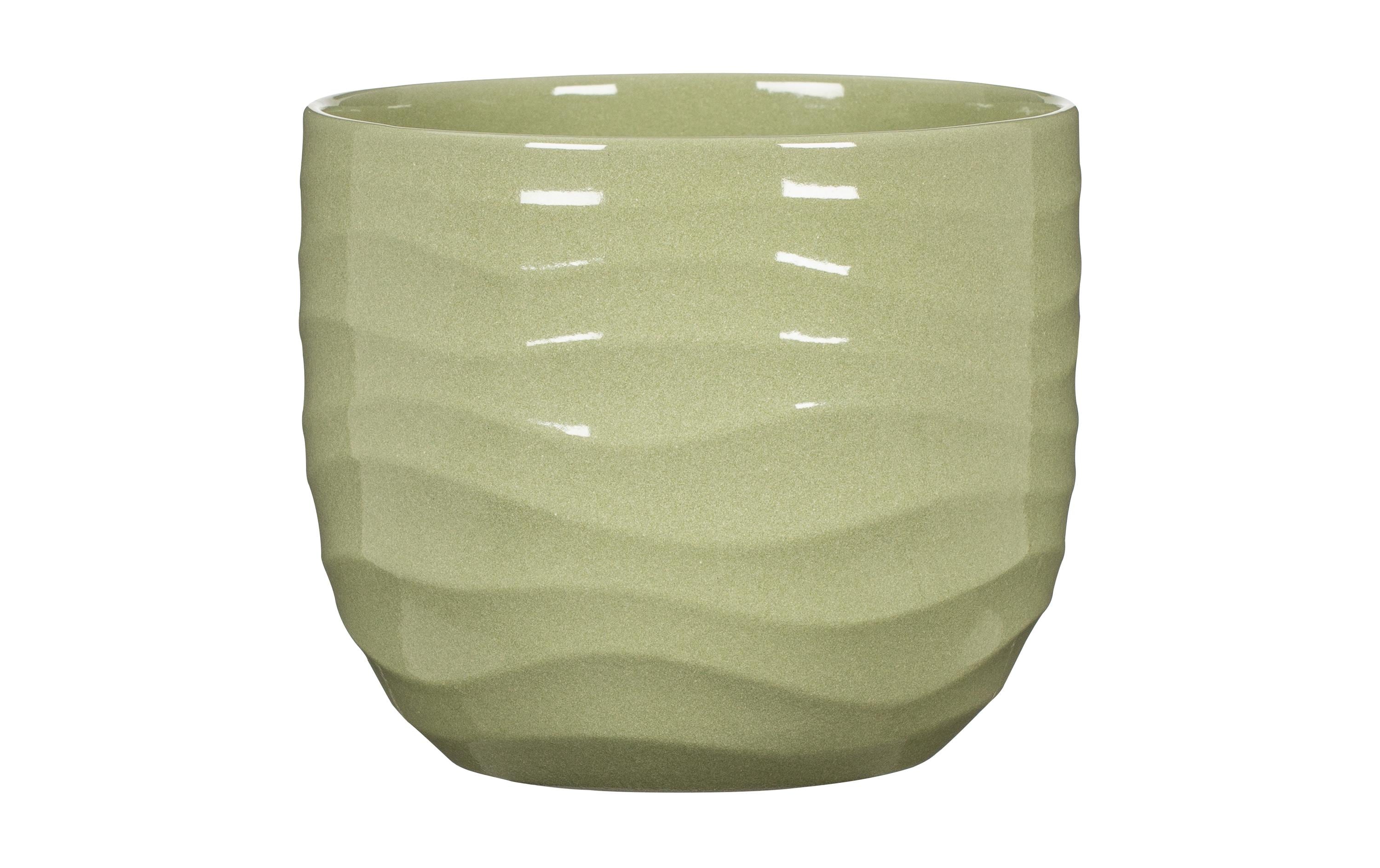 Scheurich Übertopf Breeze Keramik Rush Grass, 24 cm