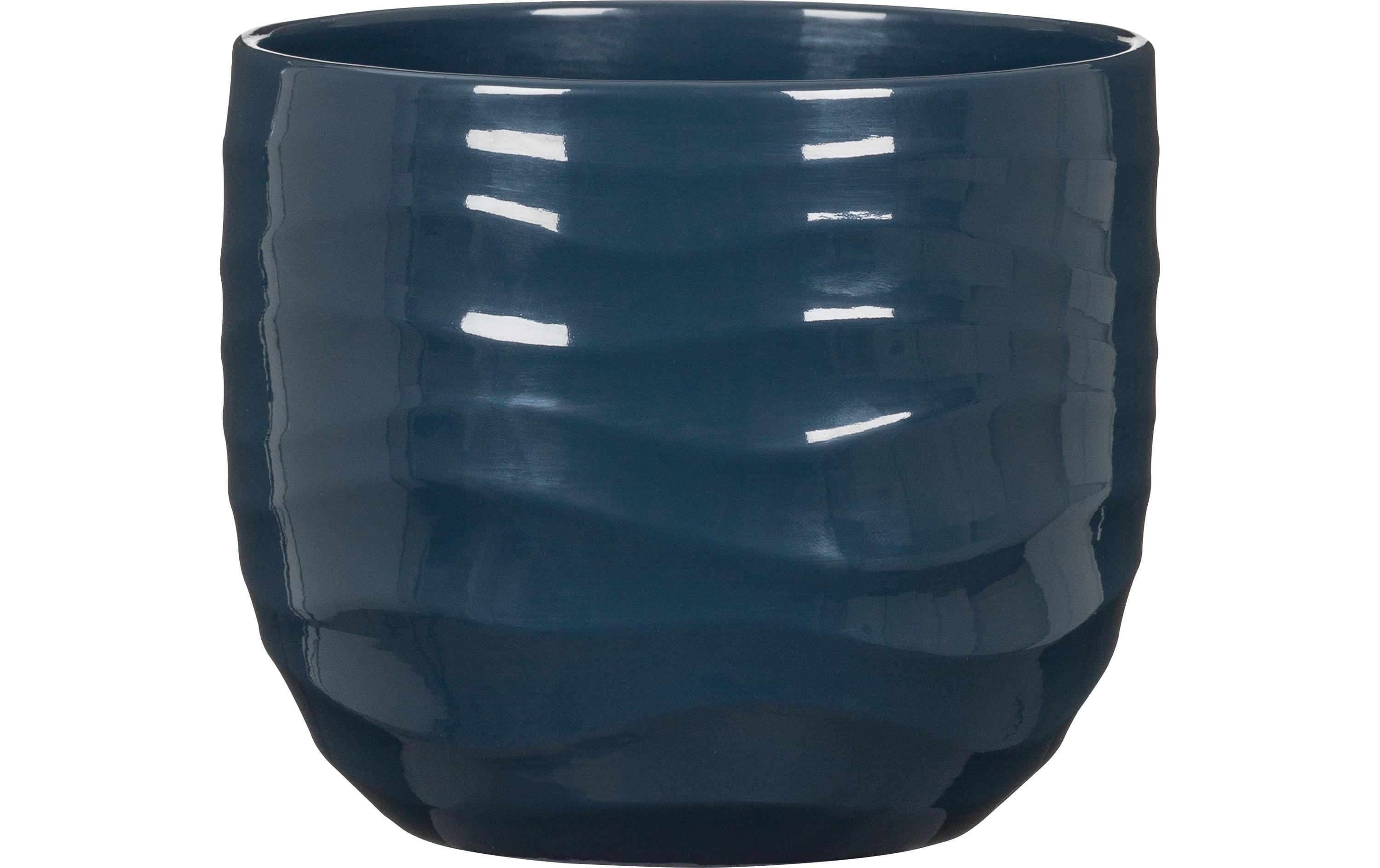 Scheurich Übertopf Breeze Keramik Deep Ocean, 24 cm