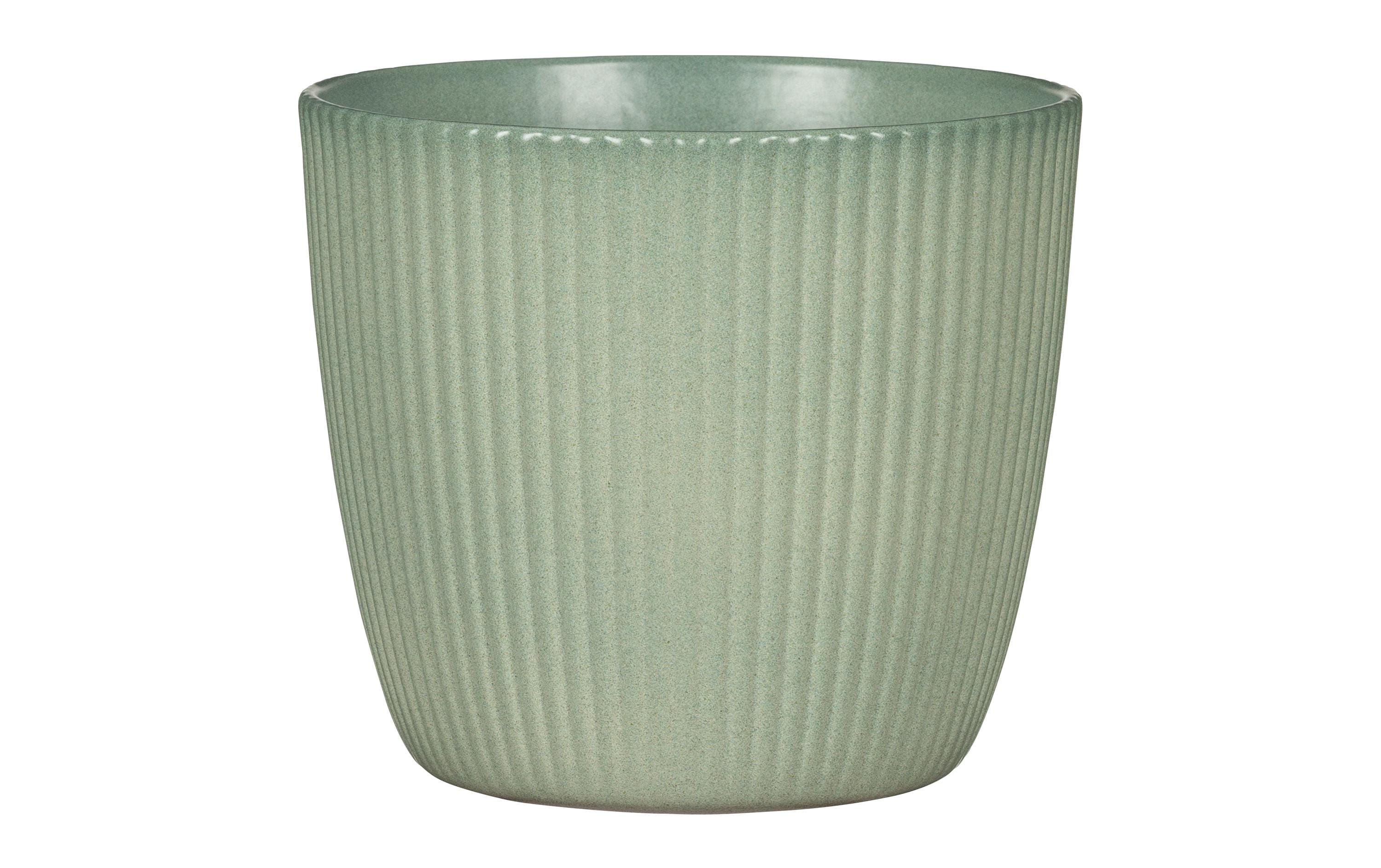 Scheurich Übertopf Aura Keramik Jade, 19 cm
