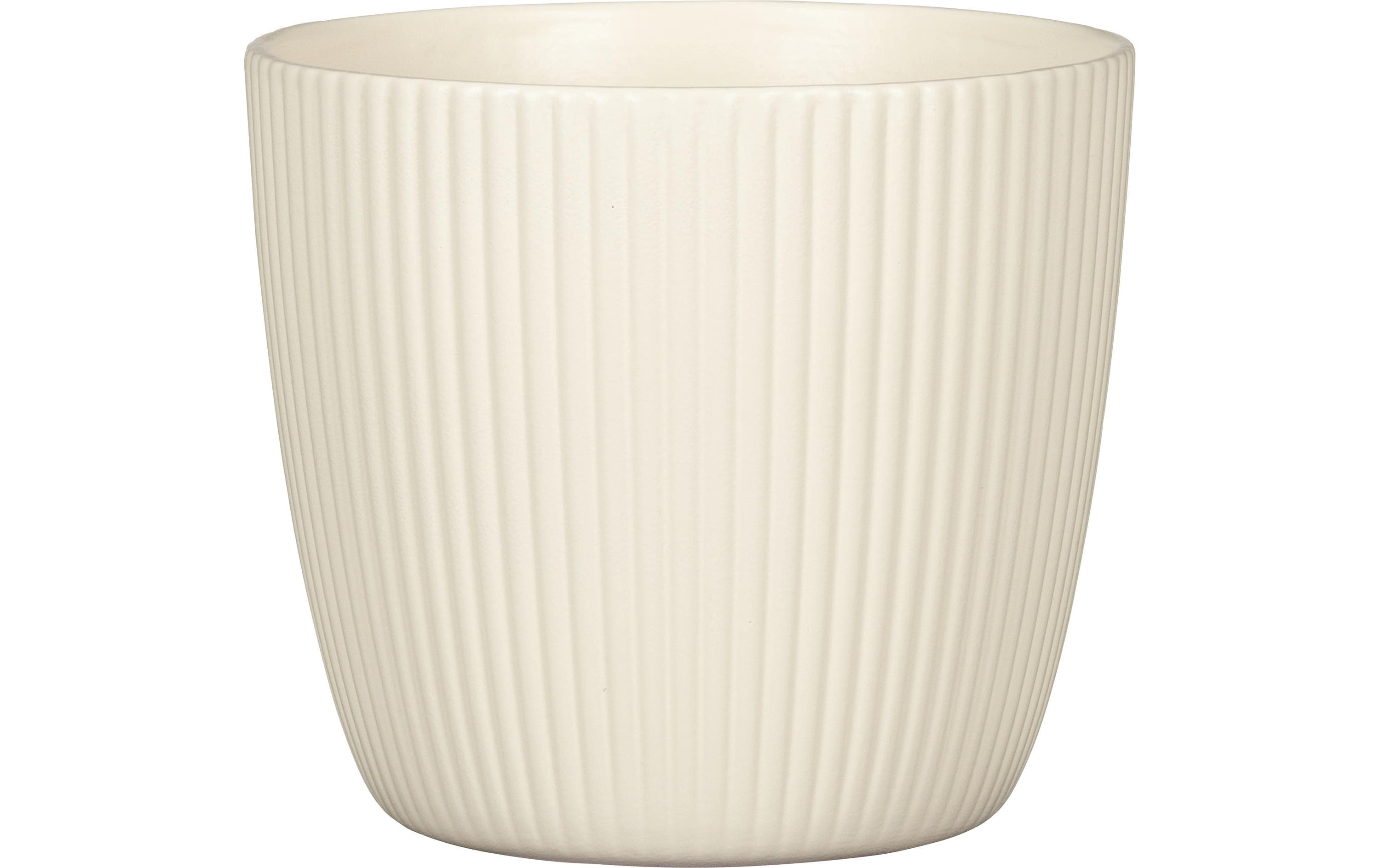 Scheurich Übertopf Aura Keramik Creme, 19 cm