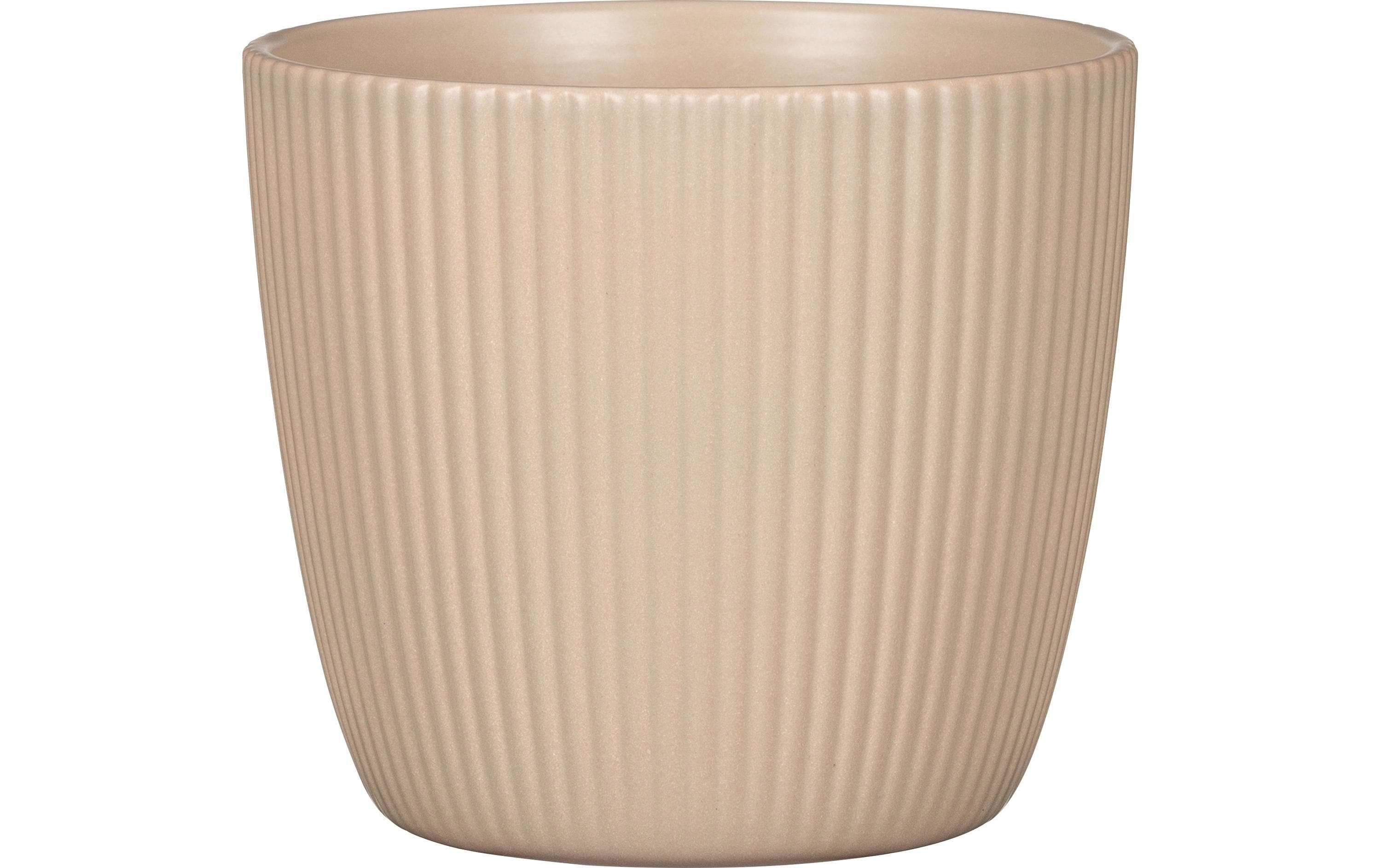 Scheurich Übertopf Aura Keramik Dry Reed, 24 cm