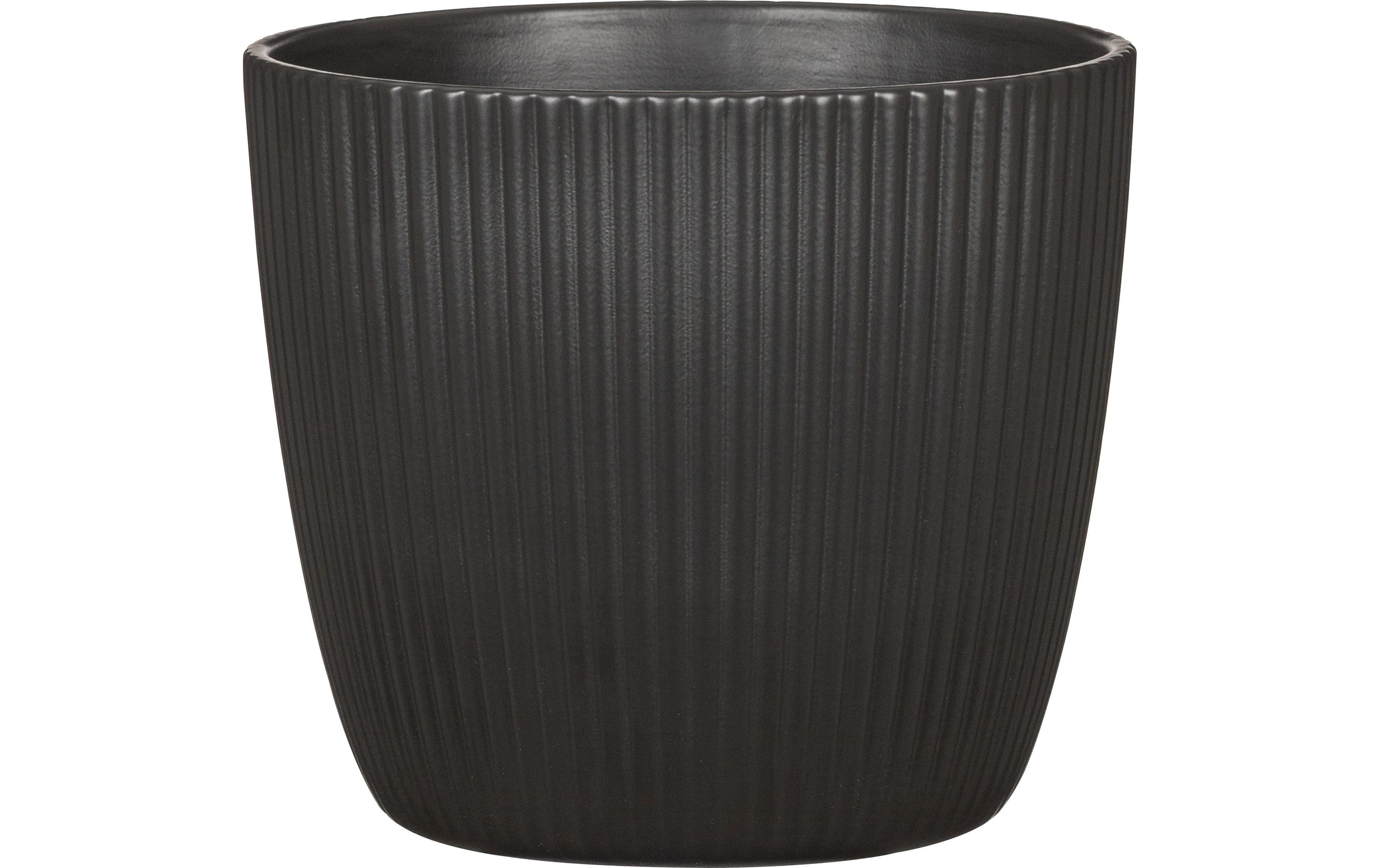 Scheurich Übertopf Aura Keramik Anthrazit, 19 cm