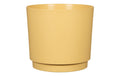 Scheurich Übertopf Plano Kunststoff Matt Yellow, 29 cm