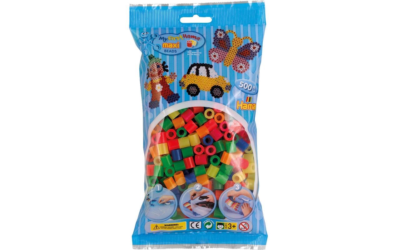Hama Bügelperlen neon 500 Stk.