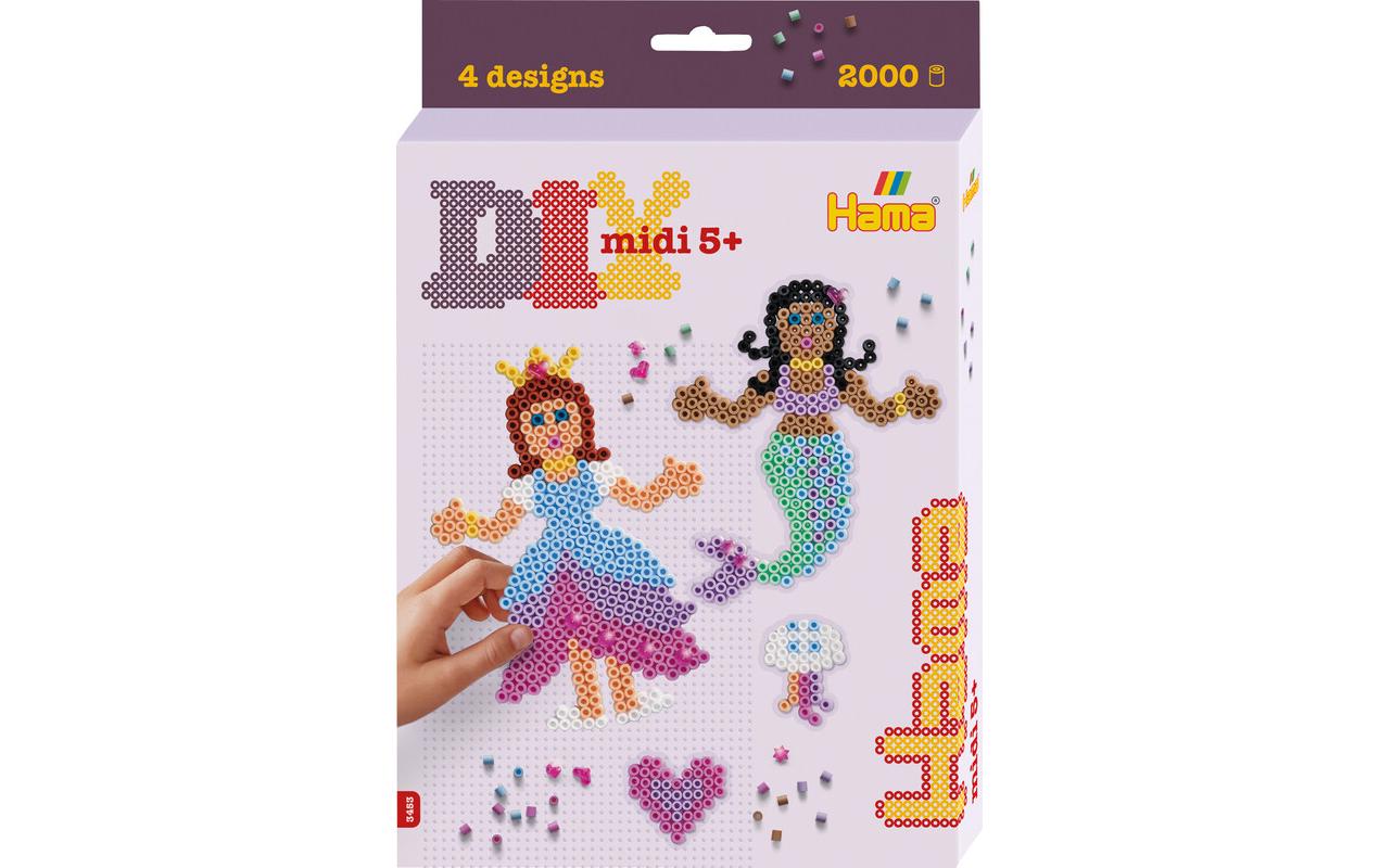 Hama Bügelperlen Geschenkpackung Prinzessin und Meerjungfrau, 2000 Stk.