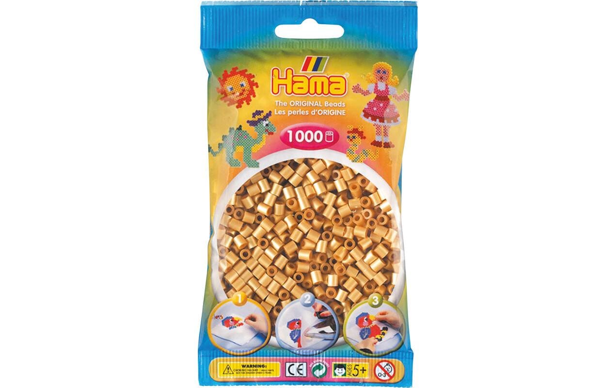 Hama Bügelperlen midi gold, 1000 Stk.