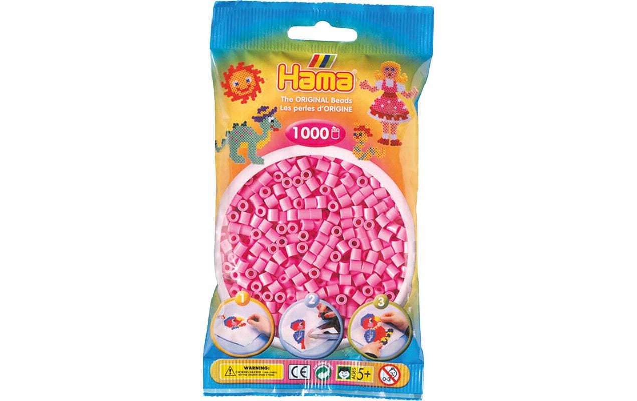 Hama Bügelperlen midi pastell-pink, 1000 Stk.