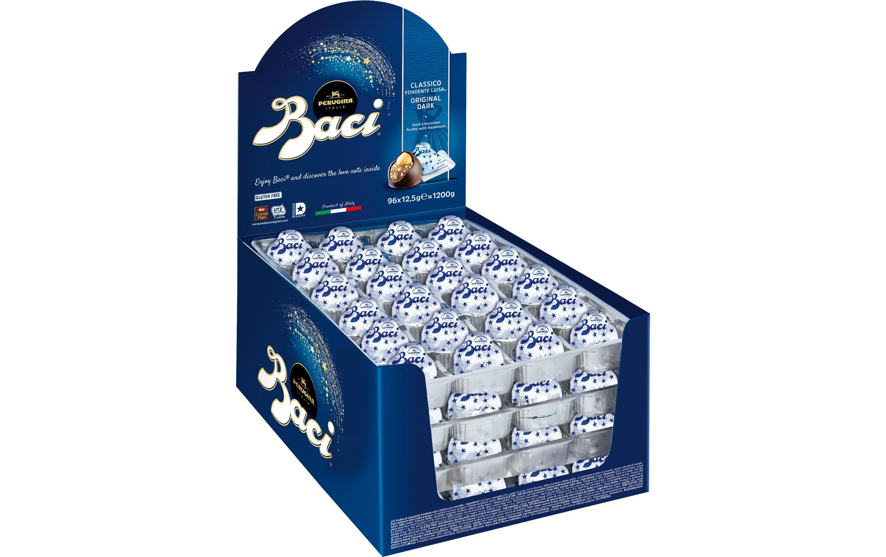 Dunkle Schokolade - 96 Stück Display à 1.2 Kg
