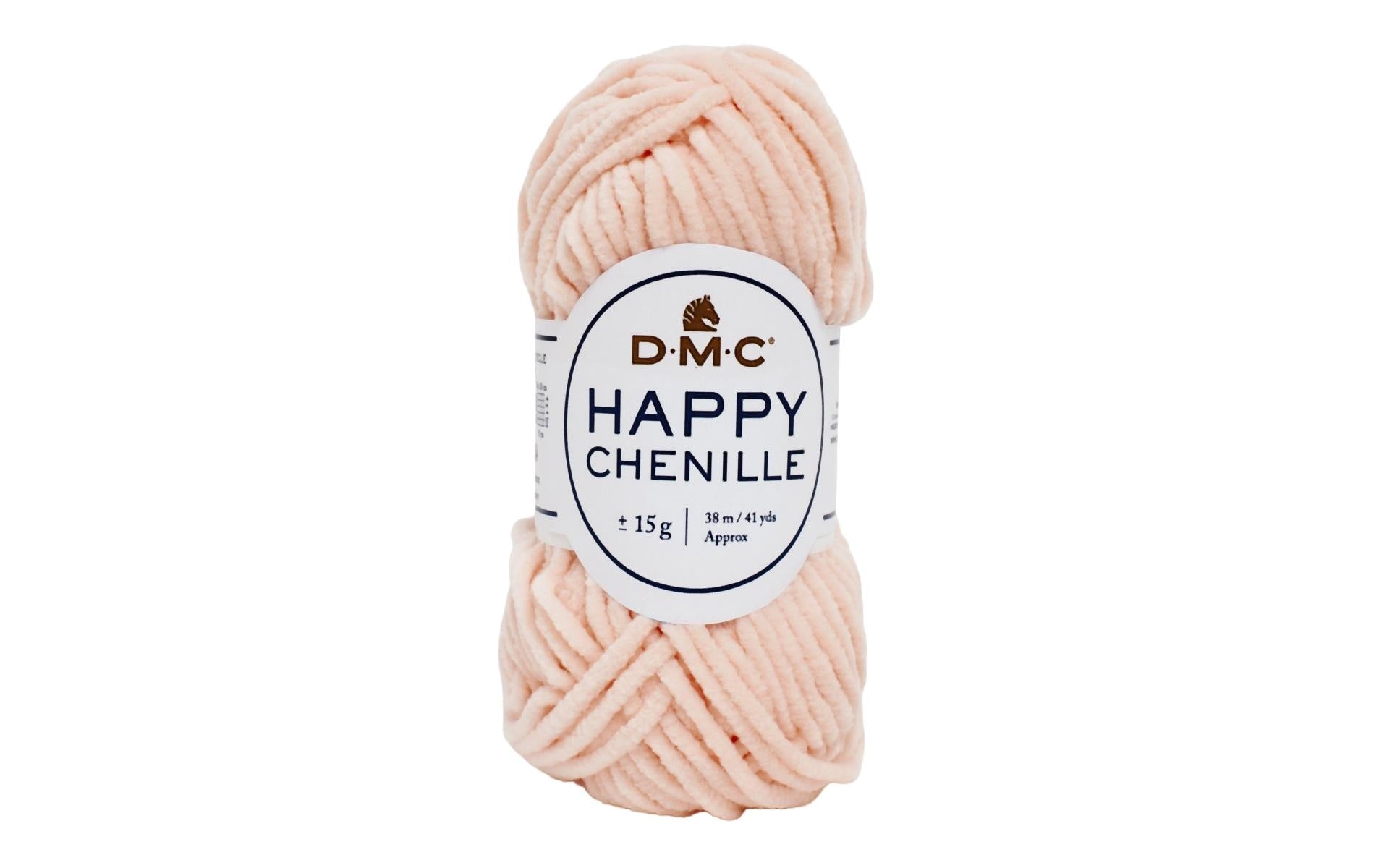 DMC Wolle Happy Chenille, hellrosa 15 g, 38 m, 100 % PES