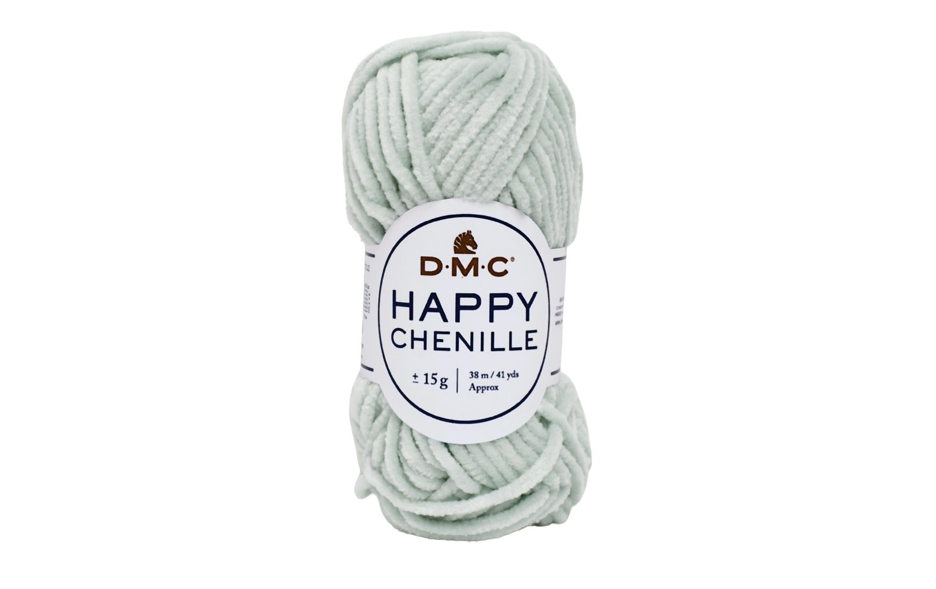 DMC Wolle Happy Chenille, helltürkis 15 g, 38 m, 100 % PES