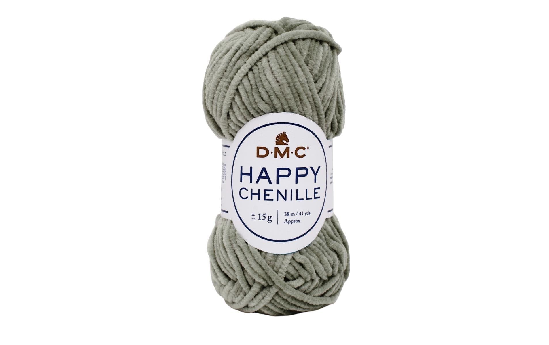 DMC Wolle Happy Chenille, Khaki 15 g, 38 m, 100 % PES
