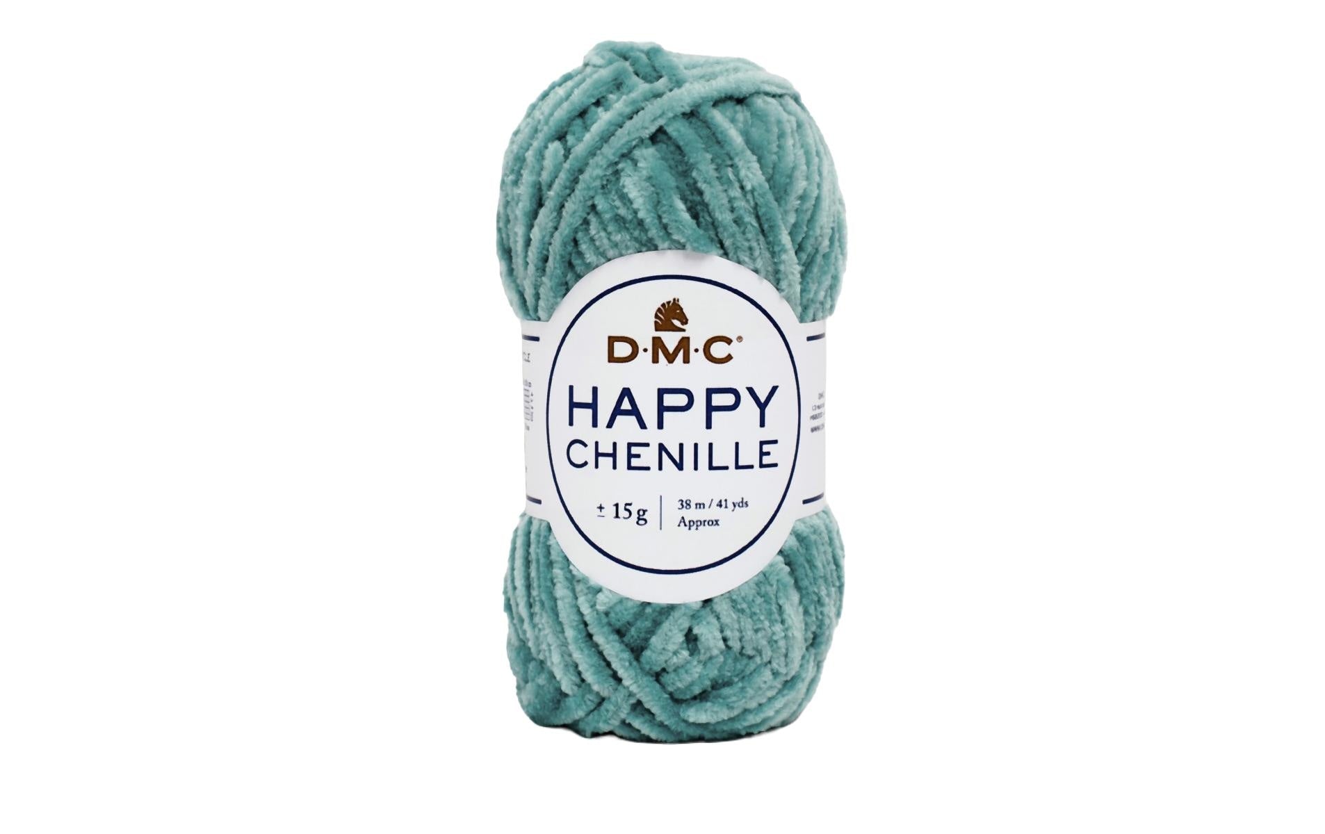 DMC Wolle Happy Chenille, türkis 15 g, 38 m, 100 % PES