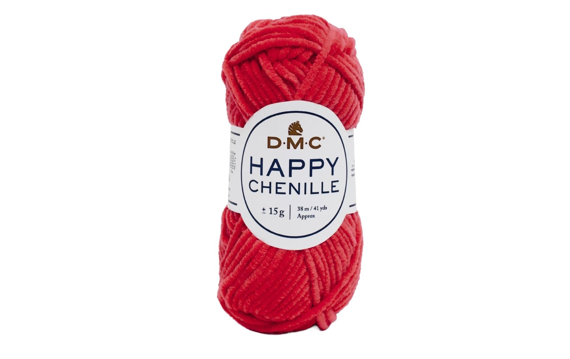 DMC Wolle Happy Chenille, rot 15 g, 38 m, 100 % PES