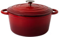 Lunasol Jupiter Gusseisentopf 24cm 4 Liter, emailliert rot
