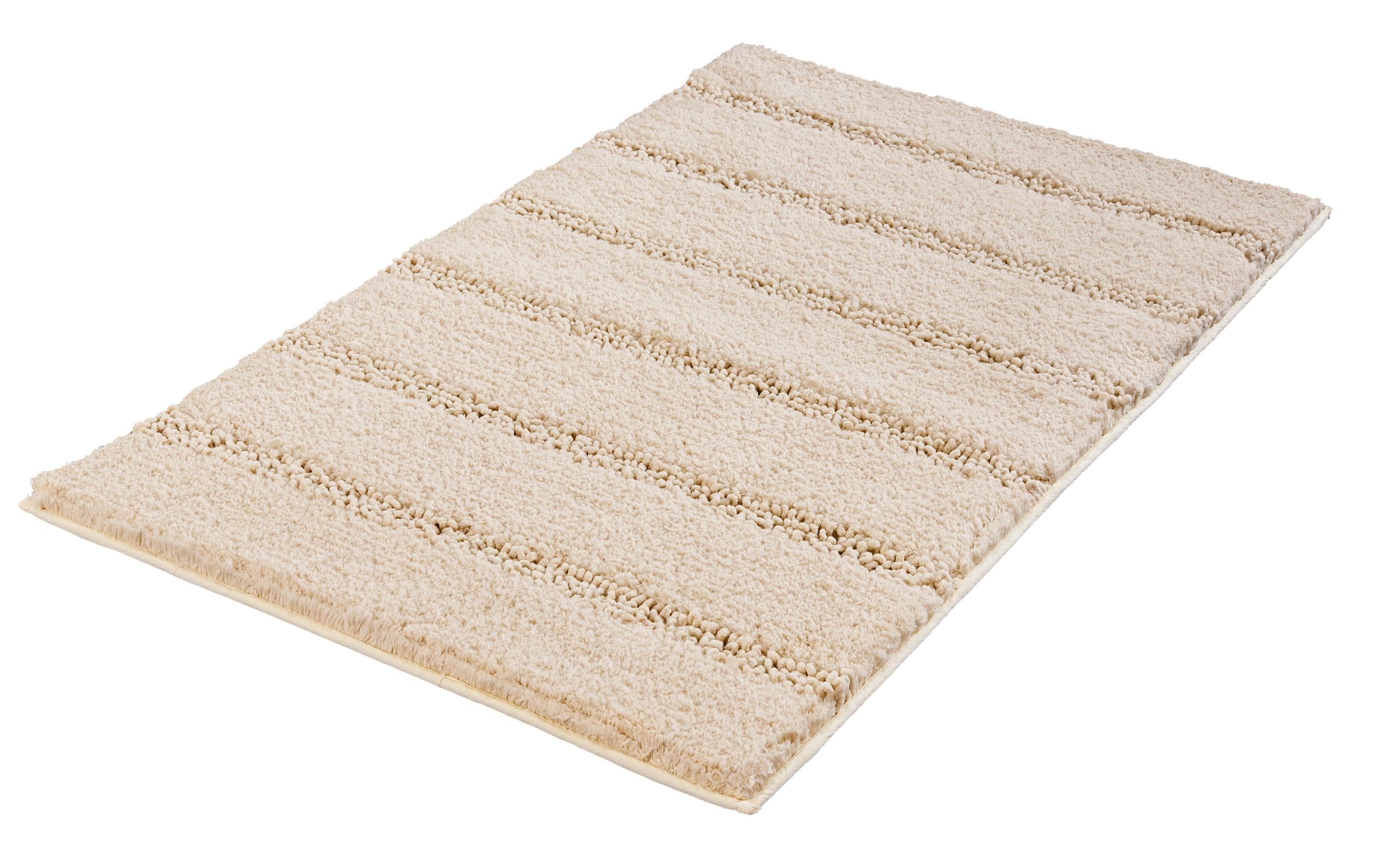 Kleine Wolke Badteppich Monrovia 70x120 cm, Sandbeige