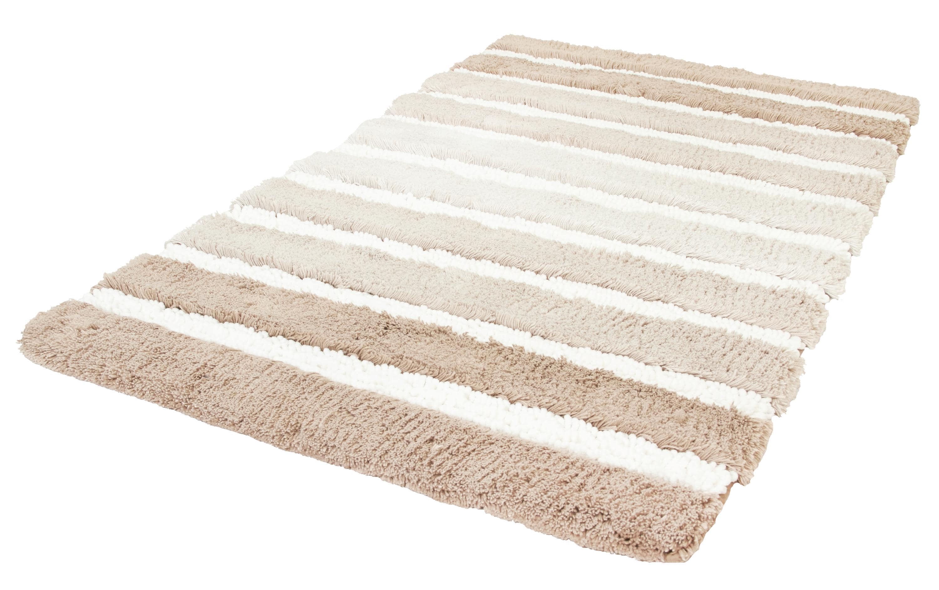 Kleine Wolke Badteppich Phoenix 60x100 cm, Taupe