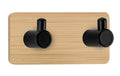 Kleine Wolke Wandh. Bamboo Pin Hook Duo 12x 4.5x 3.6 cm
