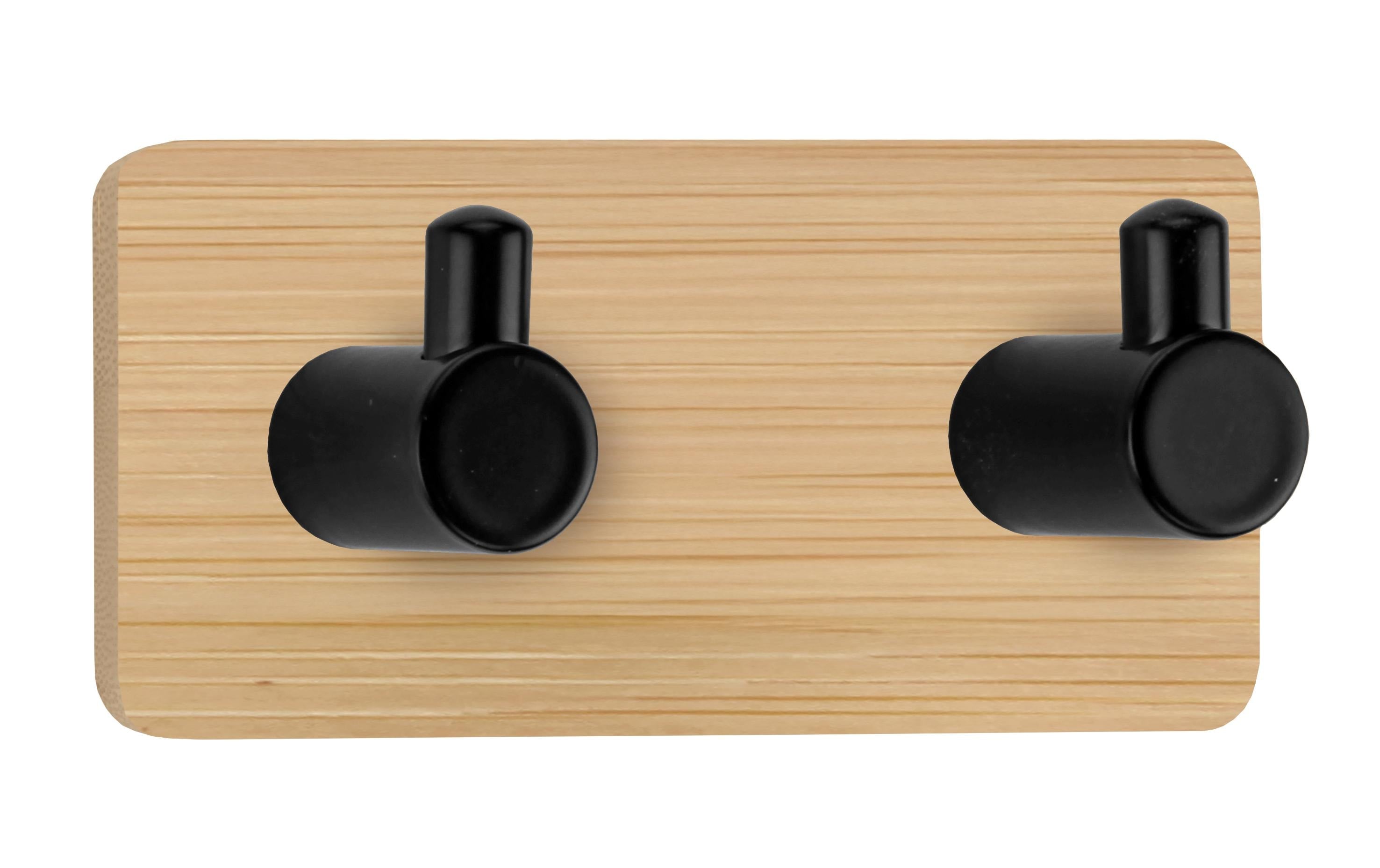 Kleine Wolke Wandh. Bamboo Pin Hook Duo 12x 4.5x 3.6 cm