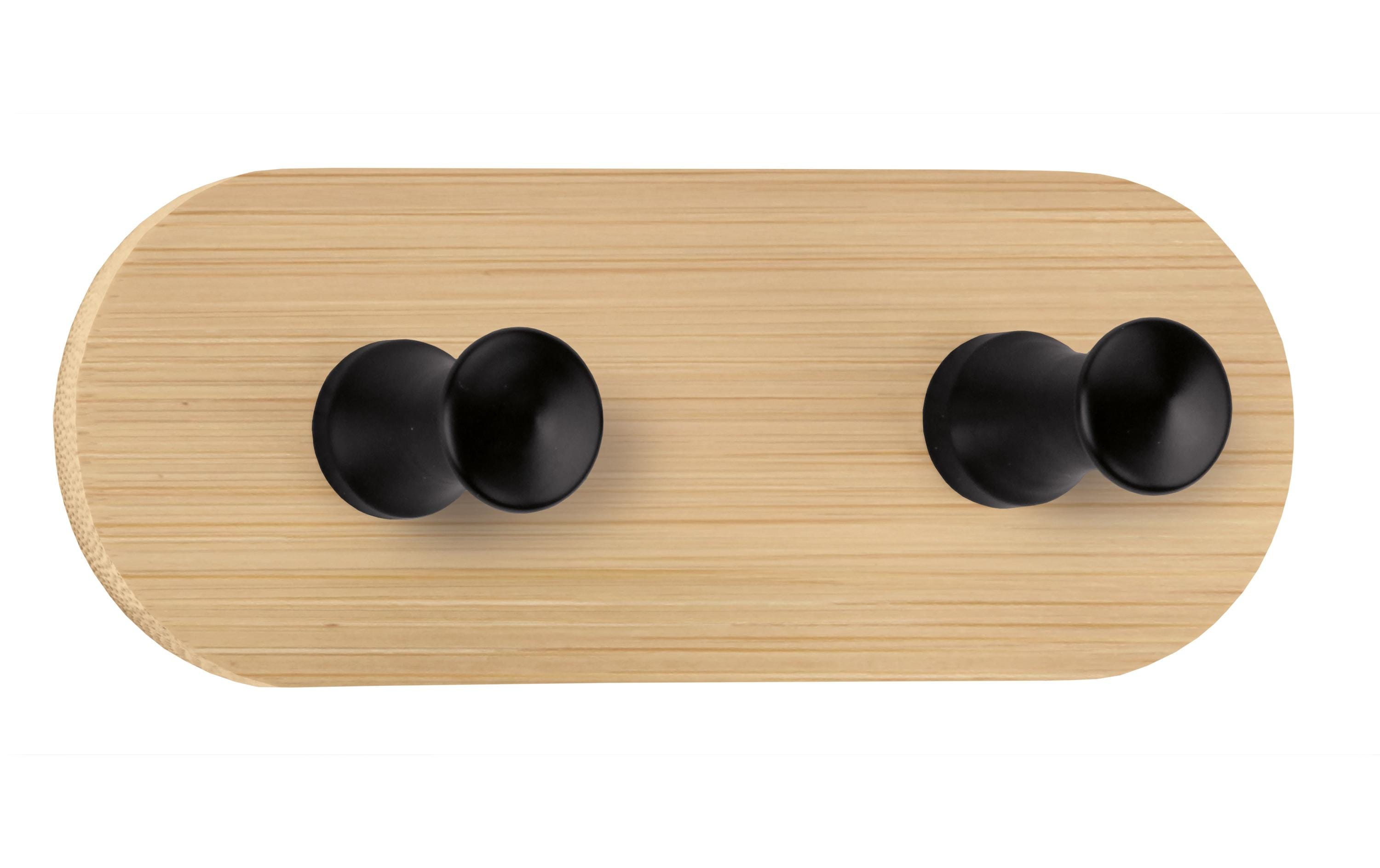 Kleine Wolke Wandh. Bamboo Hook Duo 12x 4.5x 3.6 cm