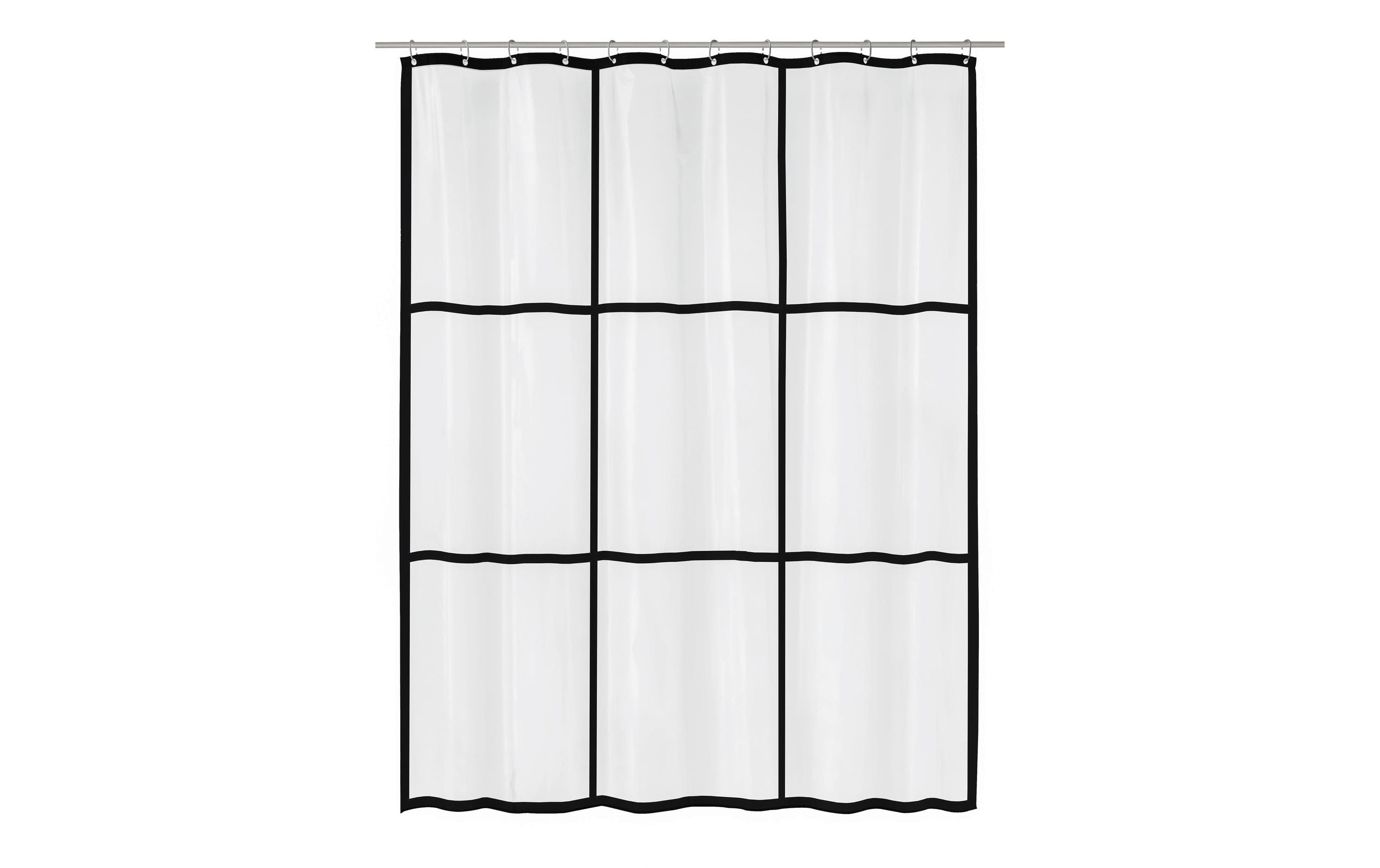 Kleine Wolke Duschvorhang Brooklyn 100% PEVA, 180 x 200 cm
