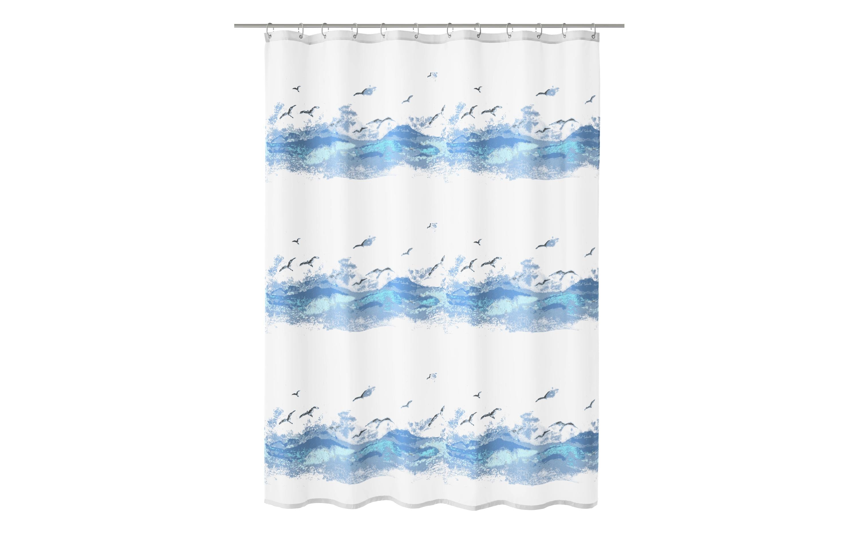 Kleine Wolke Duschvorhang Seaside 100% Polyester, 240x180 cm