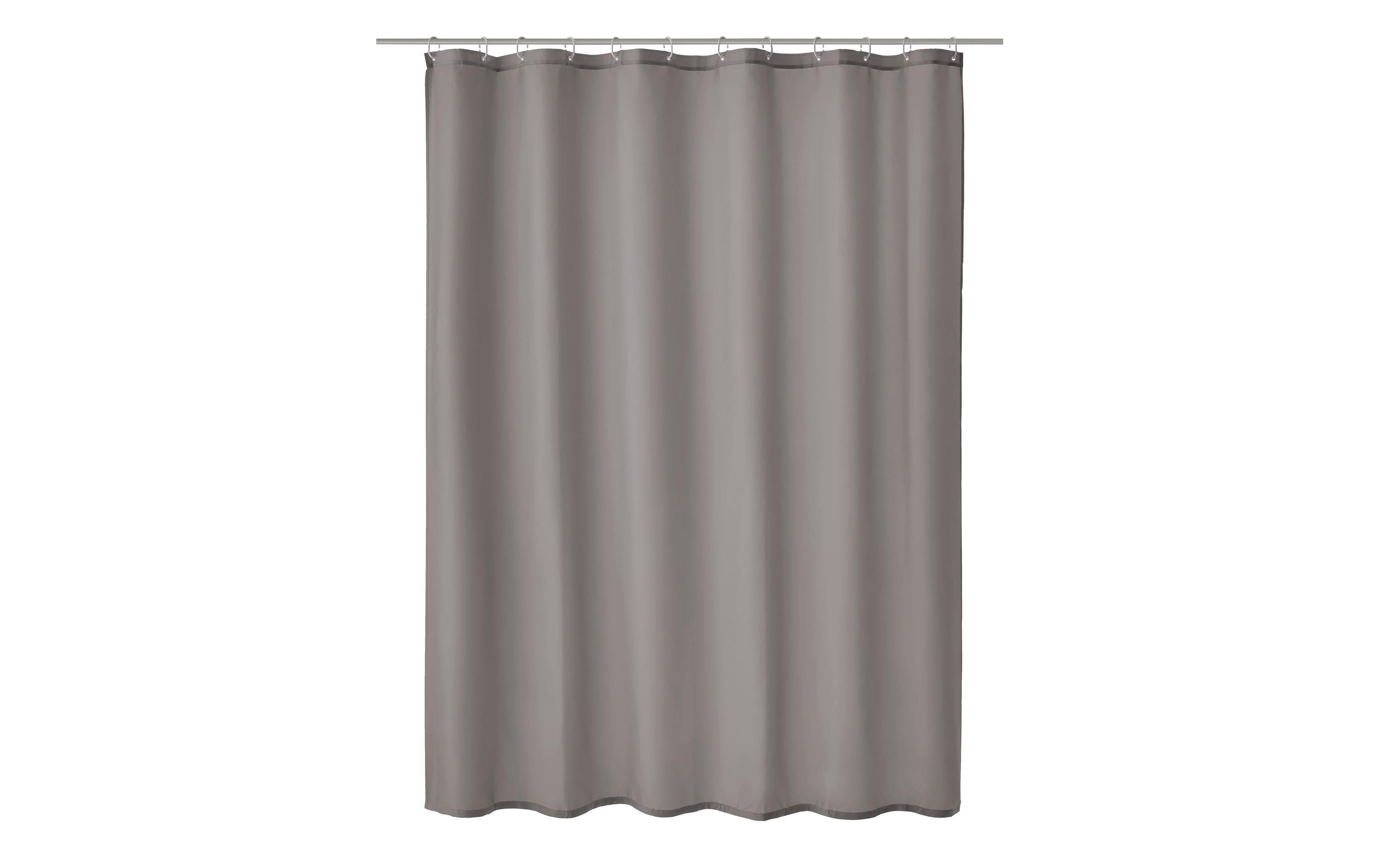Kleine Wolke Duschvorhang Kito 100% Polyester, 240x180 cm, Schiefer