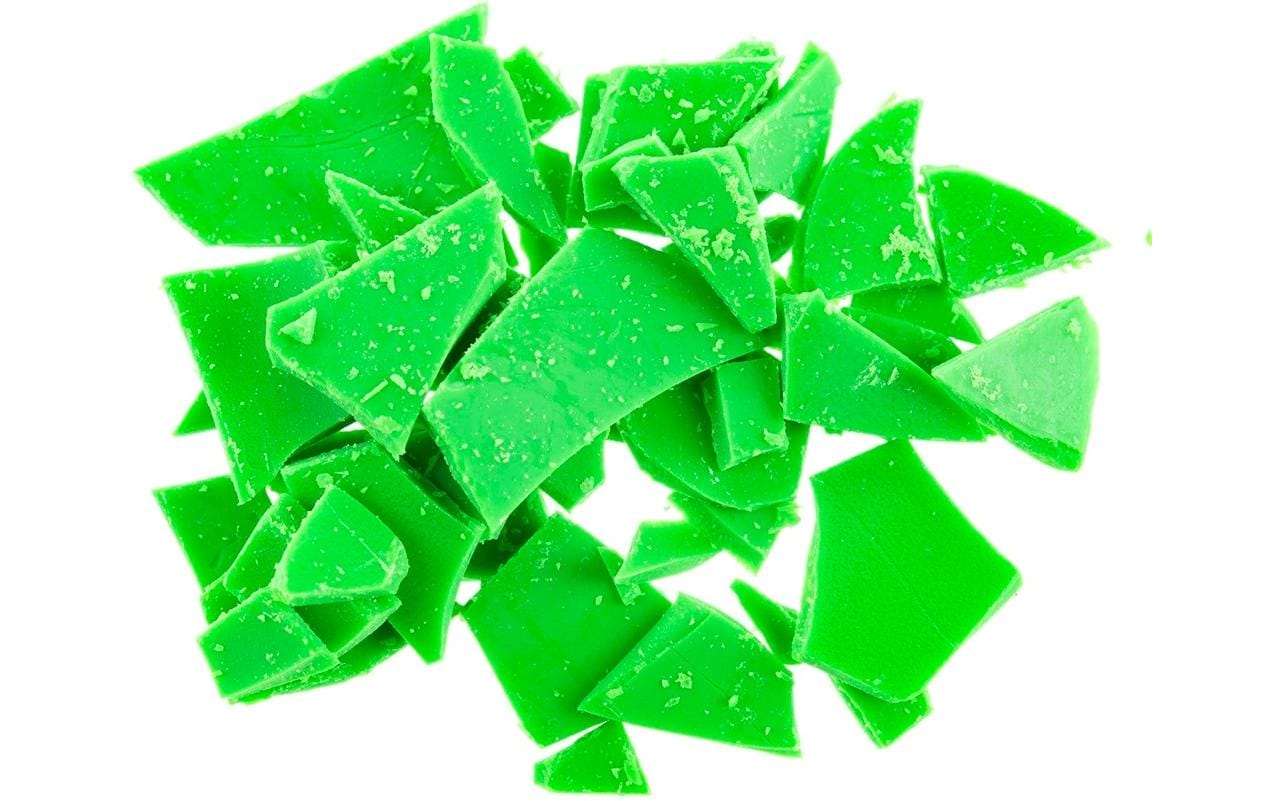 Glorex Wachsfarbe in Pastillenform 5g neon grün